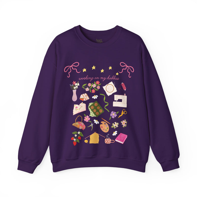 Working on my Hobbies Sweatshirt
