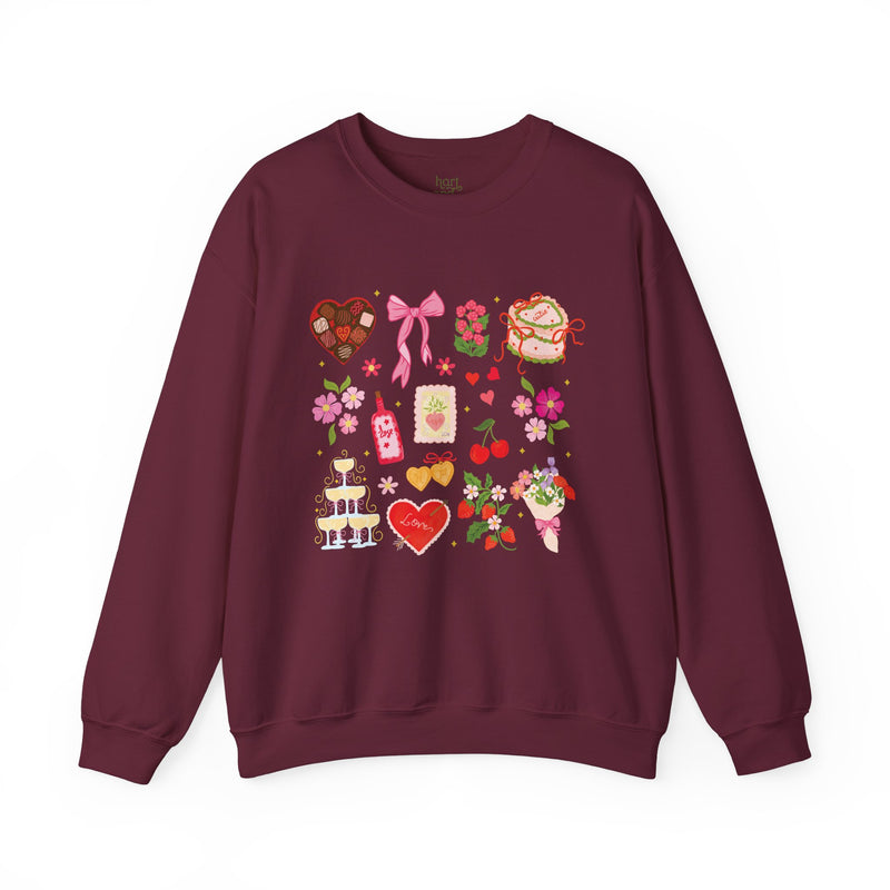 Valentine Party Sweatshirt No Bows