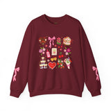 Valentine Party Sweatshirt with Bows