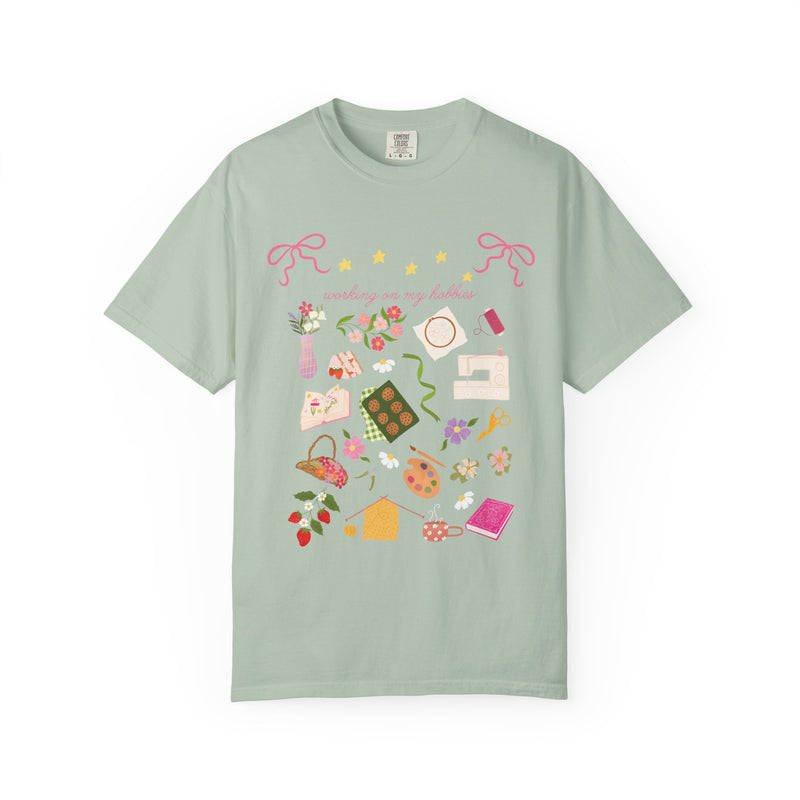Working on my Hobbies T-Shirt