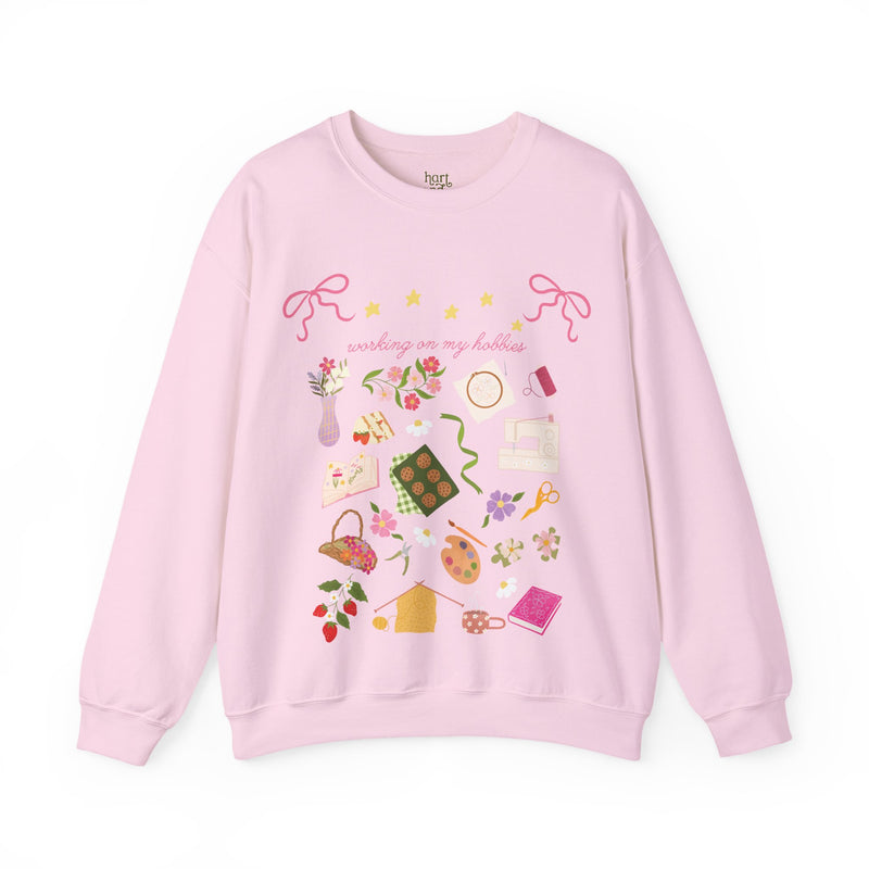 Working on my Hobbies Sweatshirt