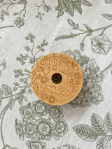Fall Engraved Bamboo Lid
