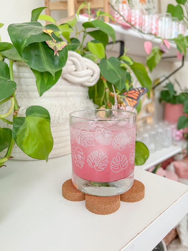 Preorder Monstera Cocktail Glass