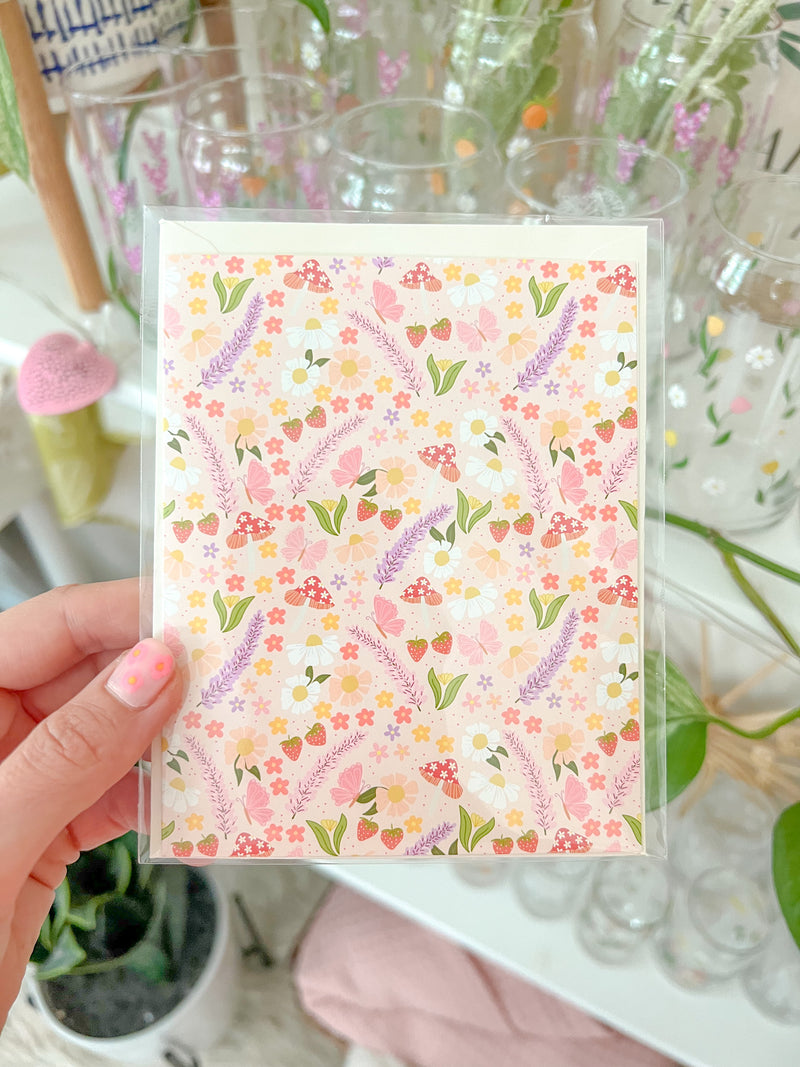 Colorful Garden Greeting Card