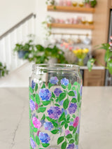 Preorder 20oz Hydrangea Glass