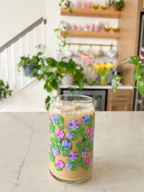 Preorder 16oz Hydrangea Glass