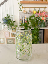 16oz Lily of the Valley Glass