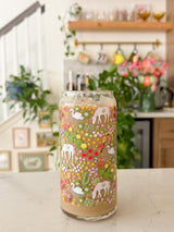 20oz Enchanted Garden Glass