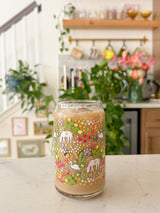 16oz Enchanted Garden Glass