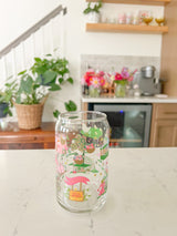 16oz Spring Scene Glass