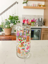 20oz Secret Garden Glass