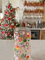 20oz Festive Christmas Glass