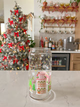 20oz Christmas Village Glass