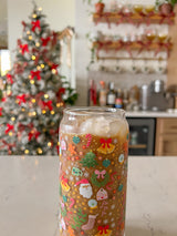 20oz Festive Christmas Glass
