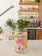 16oz Garden Seeds Glass
