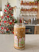 20oz Christmas Village Glass