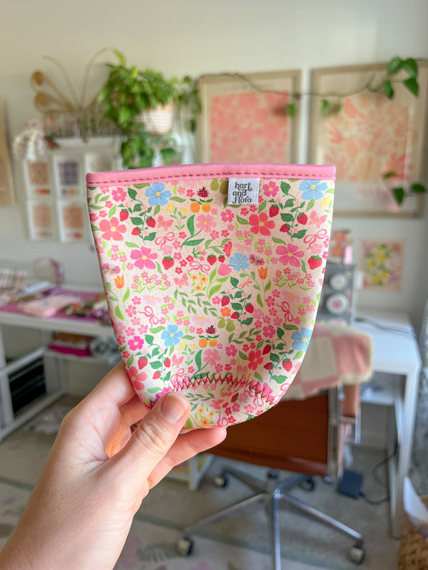 Whimsical Garden Cup Cover