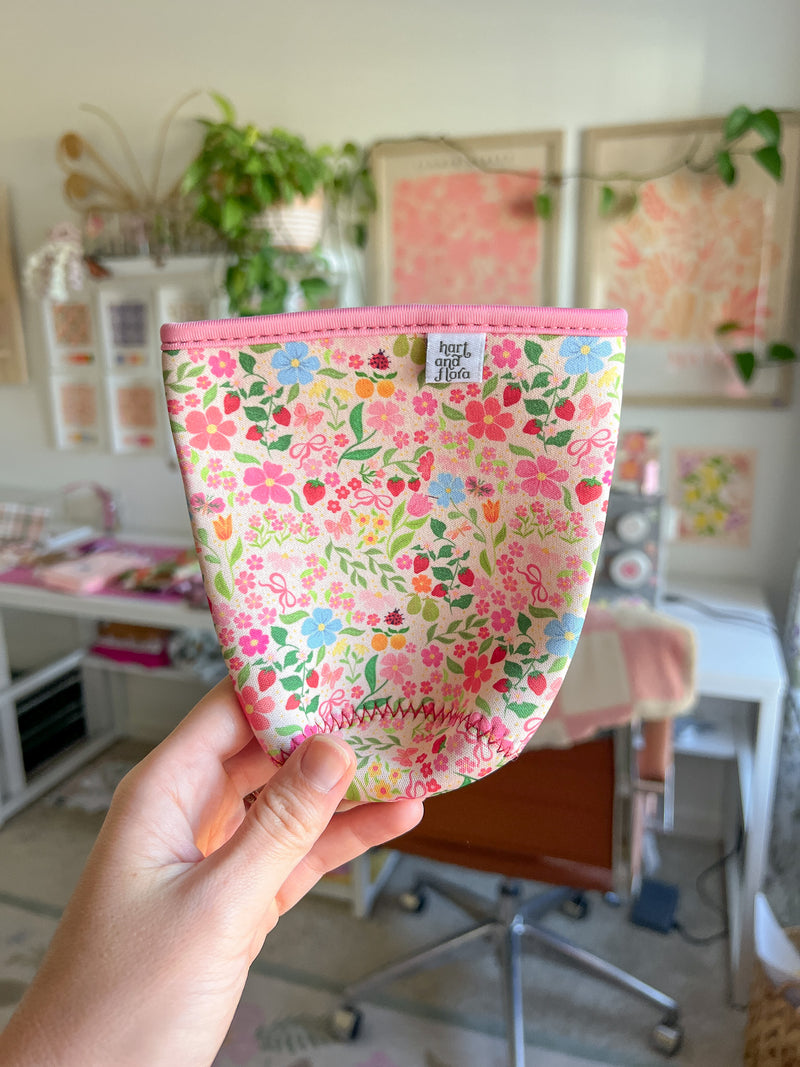 Whimsical Garden Cup Cover