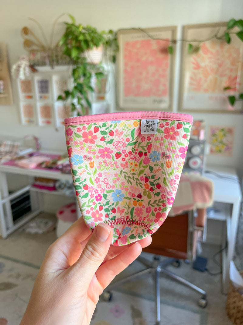 Whimsical Garden Cup Cover