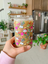 16oz Fantasy Book Glass