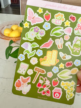 In The Garden Sticker Sheet