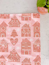 Pink Gingerbread Tea Towel