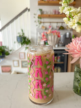 20oz Bows and Hearts Glass