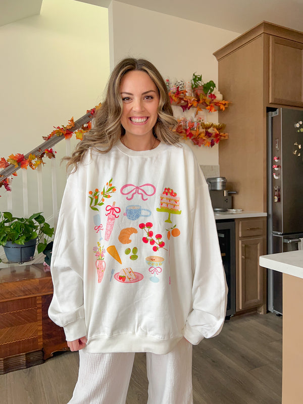 Girl Dinner Party Sweatshirt