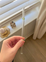 Flower Bent Straw