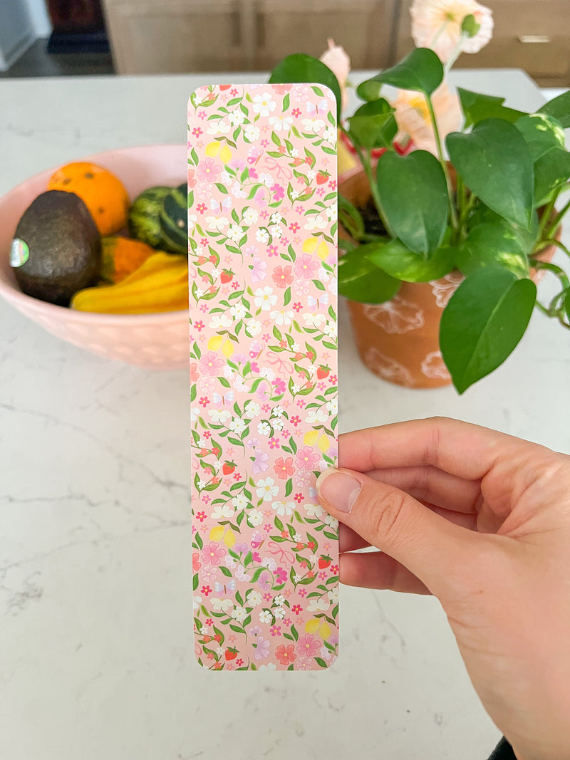 Whimsical Pink Lemonade Bookmark