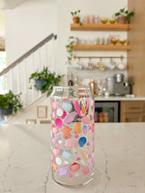 20oz Colorful Seashells Glass