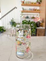 20oz Garden Dogs Glass
