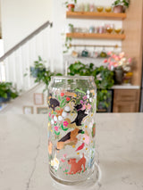 20oz Garden Dogs Glass
