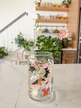 16oz Garden Dogs Glass