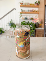 20oz Garden Dogs Glass