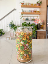20oz Sunflower Glass