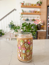 16oz Flower Vase Glass