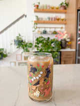 16oz Garden Dogs Glass