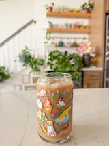 16oz Garden Dogs Glass