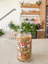 16oz Garden Dogs Glass