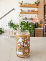 16oz Garden Dogs Glass