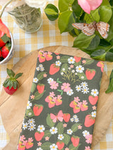 Strawberry Patch Tea Towel