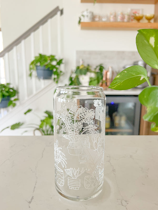 20oz Houseplants Glass