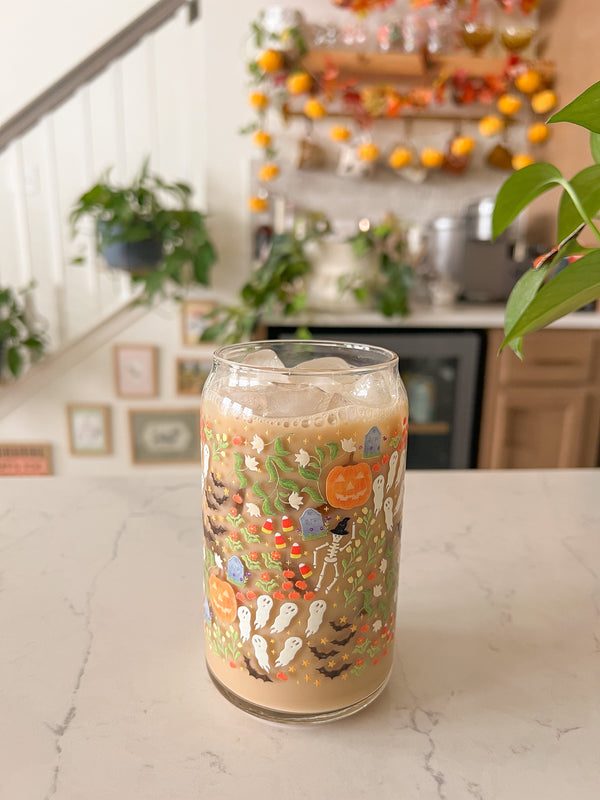 PREORDER 16oz Classic Halloween Glass