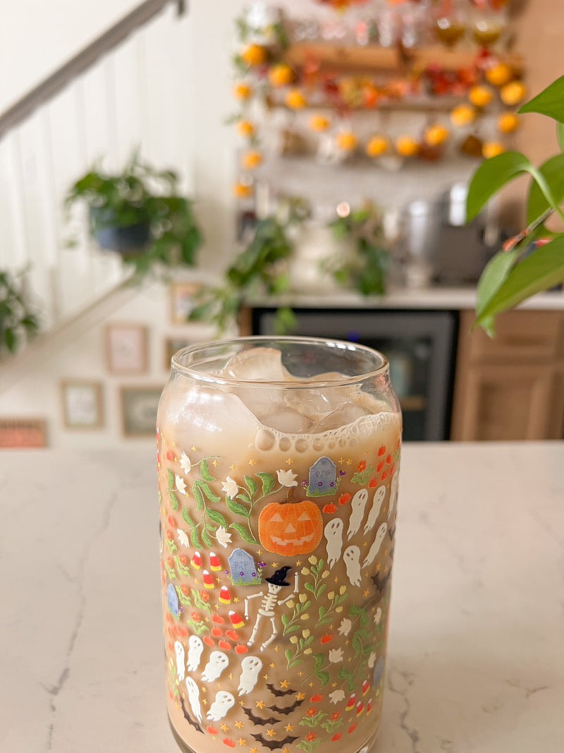 16oz Classic Halloween Glass