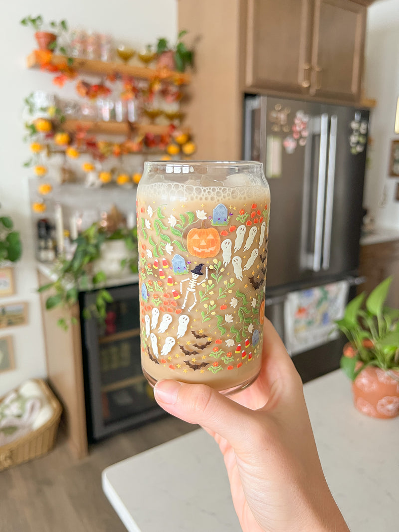 16oz Classic Halloween Glass