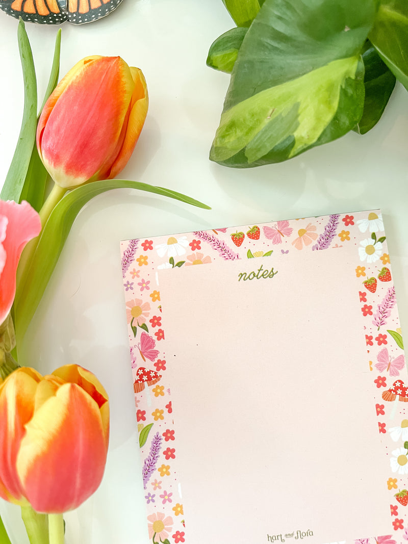 Colorful Garden Notepad